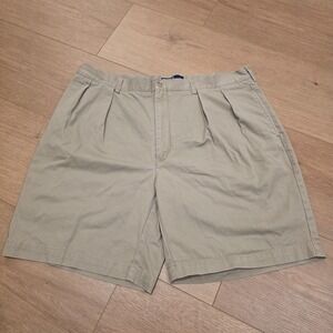 Polo Ralph Lauren Tyler Shorts Men's 40 Khaki Pleated Front Chino